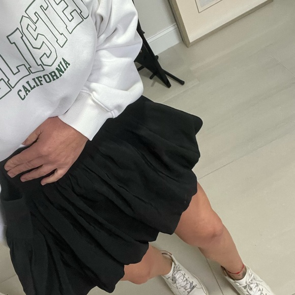 Zara Black Skater Skirt - Picture 6 of 7